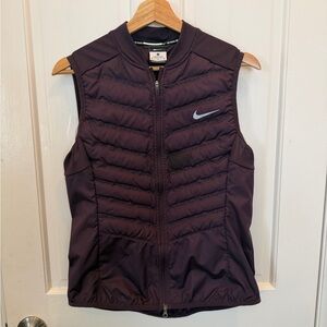 Nike 800 Aeroloft Vest Back Zipper Pocket Womens Medium Goose Down
